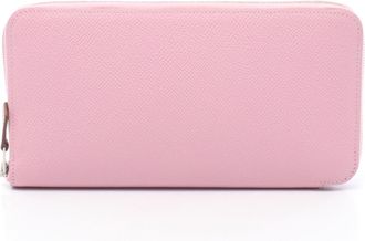 Herm&egrave;s Pink Epsom Leather Long Wallet (Bi-Fold) (Pre-Owned)