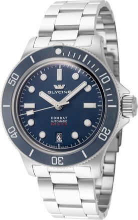 Glycine Mens Combat Sub Box Ceramic 41mm Automatic Watch