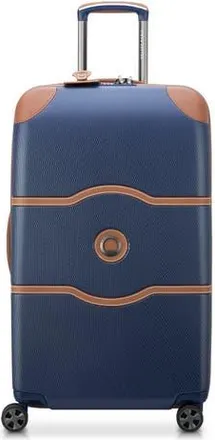 DELSEY Paris Chatelet Air 2.0 Hardside 26 Large Checked Spinner Luggage in Navy Blue at Nordstrom