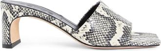 Aeyde Jeanie snake print mules