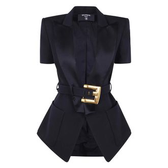 Balmain Mujer, Chaquetas, Negro, Talla: S
