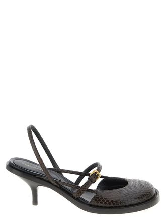 Dries Van Noten Womens Leather Slingback