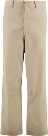 Maison Margiela Heren, Broeken, Beige, Maat: M Katoen