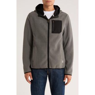 Rainforest Alpine Texture Fleece Hoodie in Gunmetal at Nordstrom Rack, Size X-Large