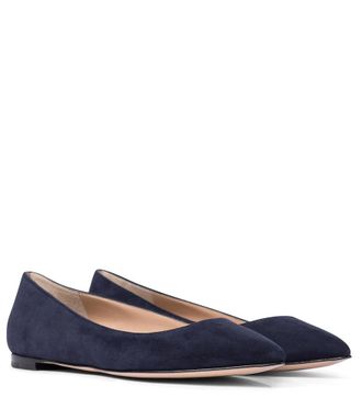 Gianvito Rossi Gianvito suede ballet flats