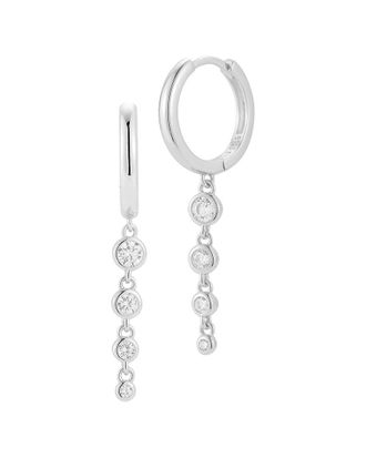 Glaze Jewelry Silver Cz Earrings