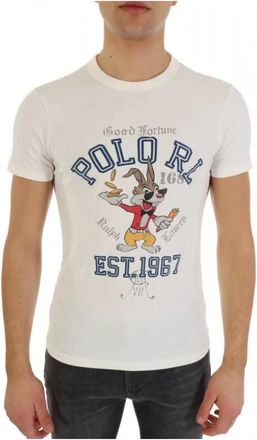 Ralph Lauren Hombre, Camisetas, Blanco, Talla: M