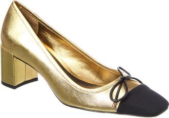 Schutz Arissa Block Leather Pump