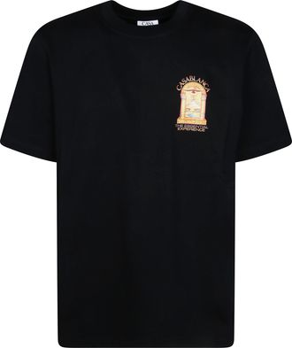 Casablanca Hermons Mirage Arch Classic Printed T-Shirt