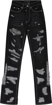Who Decides War by Ev Bravado Jeans con effetto vissuto - Nero