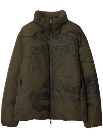 Burberry EKD donsjack - Groen