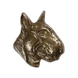 OEM Bull Terrier - Una Placa Conmemorativa Con Un Perro, Un Agradecimiento Personalizado, Un Premio, Un Diploma Con Dedicatoria De La Marca Art-dog