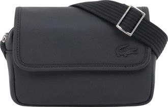 Lacoste Messenger Bag - Heren - Schoudertassen - Zwart - ONE Size - Tassen