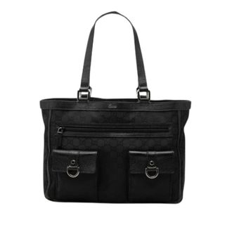 Gucci Pre-owned Tote Bags, female, Black, Size: ONE SIZE Pre-owned Vintage Tote Bag