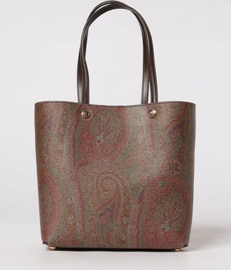 Etro Borsa Essential Etro in cotone spalmato stampa Paisley
