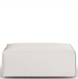BLOOMINGLOFT Design Sitzpouf Mackay 100 x 69 cm, Strukturstoff