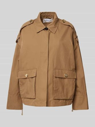 BLONDE No.8 Trenchcoat mit Pattentaschen in Camel, Gr&ouml;&szlig;e 40