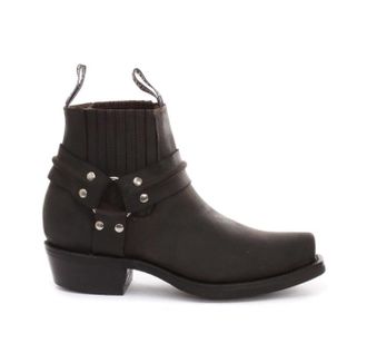 Grinders Unisex Brown Western Leather Boots-Renegade Lo - Size EU 37