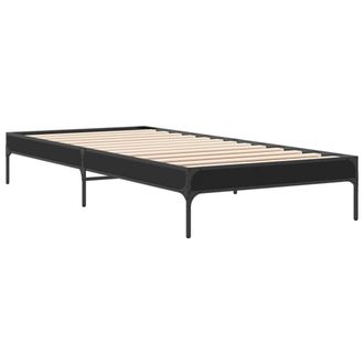 Berkfield Home Durable Bed Frame without Mattress Black 100x200 cm