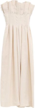 Khaite Party Kleedjes - Dames - Feestkleedjes - Beige - XS - Kleedjes