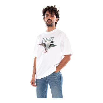 Carhartt Work in Progress Camiseta S/S Pennon - Tops - Hombre - Blanco - XL