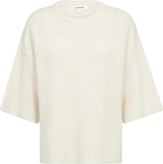 Co'Couture Jersey de cuello redondo - Knitwear - Mujer - Beige - XL