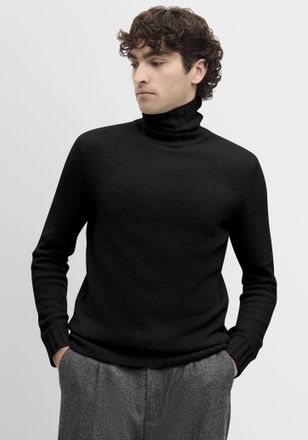 Cinque Strickpullover CINQUE CIZINO, Herren, Gr. XL, schwarz, Strick, Obermaterial: 80% Baumwolle, 16% Polyamid, 4% Elasthan, unifarben, regular fit normal, 
