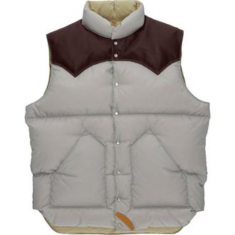 Fortela Rocky Mountain Featherbed Down Vest in Grey at Nordstrom, Size 44 Eu
