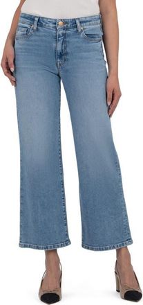 Kut from the Kloth High Waist Wide Leg Jeans in Incontestable W at Nordstrom, Size 16