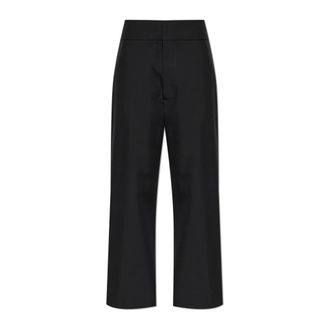 Fear of God Suit Trousers, male, Black, Size: XL Wool Ripstop Casual Flat Front Pant