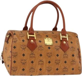 MCM Pre-owned Handbags, female, Brown, Size: ONE SIZE Pre-owned Hand Bag
