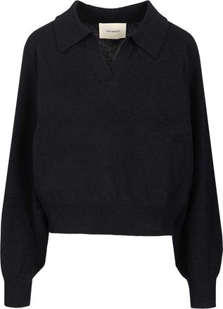 Lisa Yang Katriel Polo Sweater Knitwear Blue