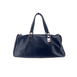 Chanel Vintage Leren Handtas Boston