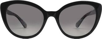 Kate Spade New York Polarized Grey Shaded Cat Eye Ladies Sunglasses AMBERLEE/S 0807/WJ 55
