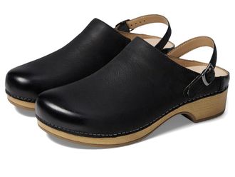 Dansko Berry Clog Womens Shoes Black Burnished Nubuck : EU 41 (US Womens 10.5-11) Regular