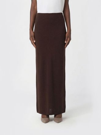 Brunello Cucinelli Gonna lunga Brunello Cucinelli in lino con spacchi