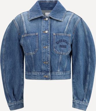 Givenchy Denim crop Jacket Female 40