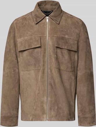 Drykorn Drykorn Blouson in Leder-Optik Modell KOSAN in Sand, Größe XL