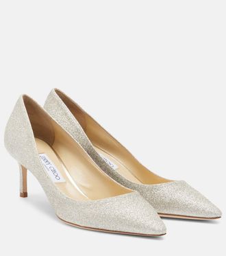 Jimmy Choo London Romy glitter pumps