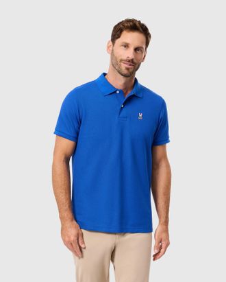 Psycho Bunny Mens Classic Pique Polo Shirt 407 SAPPHIRE / XXXL