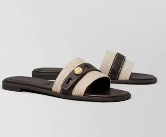 Tory Burch leather slides