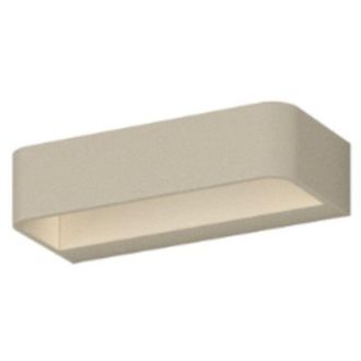 Top-Light Applique moderno top light smart 1232 22 led cct switch alluminio biemissione, colore sabbia