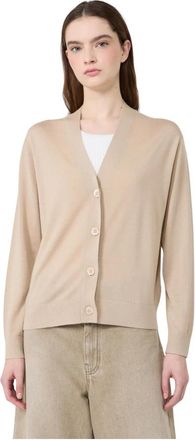 Max Mara Cardigan Torre - Dames - Vesten - Beige - M - Truien & Vesten