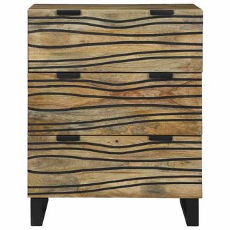 Berkfield Home Sideboard 60x33.5x75 cm Solid Mango Wood in Brown