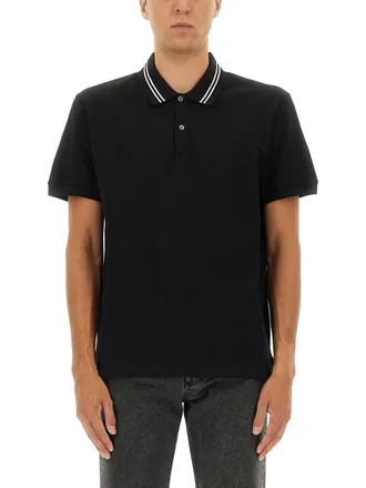 Alexander McQueen Alexander Mc Queen Polo Shirt With Logo On The Collar