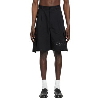 Comme Des Gar&ccedil;ons Cotton Bermuda Shorts