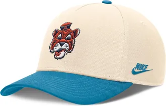 Nike Auburn Primetime Rise Academic Nike Mens Dri-FIT College Adjustable Hat in Brown | NC060E8GAUV-6QM