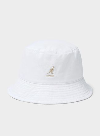 Kangol Womens Embroidered-logo colourful bucket hat