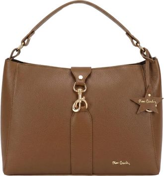 Pierre Cardin Handbags - Dames - Handtassen - Bruin - ONE Size - Leer - Tassen