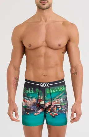 Saxx Volt Breathable Sim Fit Mesh Boxer Briefs in Tgi Guyday- Green at Nordstrom, Size Xx-Large